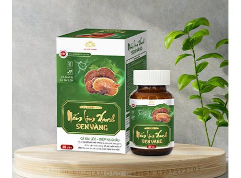 Nấm Lim Xanh Sen Vàng Chai 30 Viên